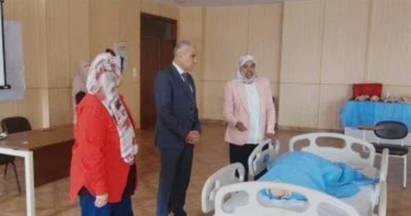 افتتاح معامل تمريض مطورة بالحرم الجامعي الجديد لجامعة أسوان