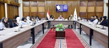   ورشة تدريبية لطلبة علم النفس الجنائي بجامعة هيرتفوردشاير في المركز القومي للبحوث