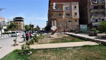   محافظ أسوان يوجه برفع كفاءة حديقة حي الرضوان