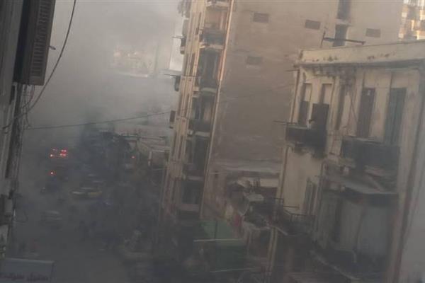 السيطرة على حريق هائل بمحل أدوات كهربائية بالإسكندرية دون إصابات