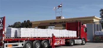 من مصر لـ غزة.. الهلال الأحمر يطلق قافلة «زاد العزة» الـ181