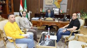   محافظ المنوفية يلتقي رئيس جهاز مياه الشرب الجديد