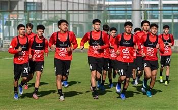   منتخب الناشئين يختتم تدريباته استعداداً لمواجهة الجزائر وديُا غدًا