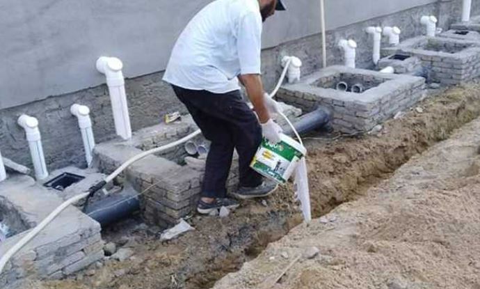 وقاية مساحة  أرض من النمل الابيض قبل البناء