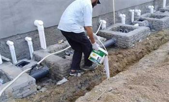   وقاية مساحة  أرض من النمل الابيض قبل البناء 