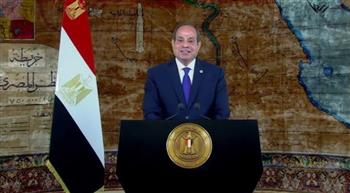  الرئيس السيسي: مصر لا تفرط في ذرة من ترابها وتحمي حقوقها بالعزيمة والعمل