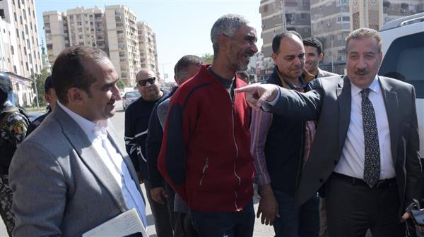 محافظ بورسعيد يوجه بتكثيف و إزالة الإشغالات وفرض الانضباط بالشوارع