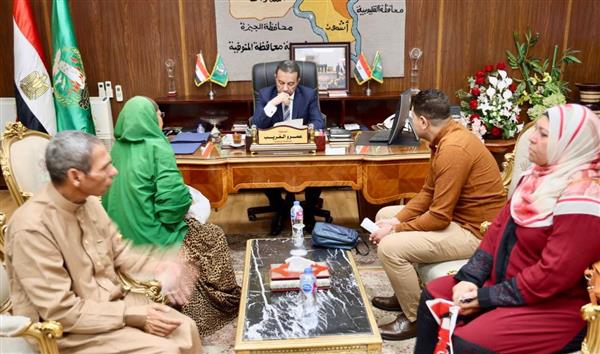 محافظ المنوفية يأمر بصرف مساعدات مالية وعينية لعدد من الحالات الإنسانية