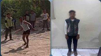  ضبط طفل رشق قطارًا بالحجارة أثناء مروره بقنا