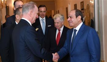  الرئيس السيسي يستقبل باتروشيف مساعد رئيس روسيا الاتحادية