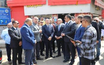 محافظ القاهرة يتفقد أعمال تطوير ميدان روض الفرج