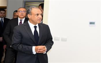 وزير الخارجية يفتتح غرفة حفظ الوثائق المؤمنة بمقر الوزارة