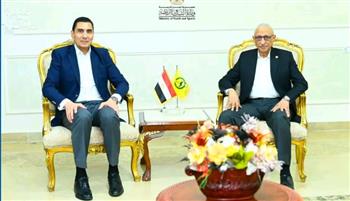   محافظ شمال سيناء يستقبل وزير الشباب والرياضة 