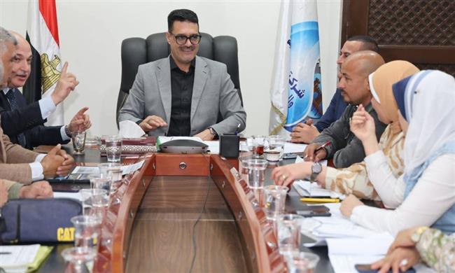 فودة يبحث سرعة الانتهاء من تأهيل محطة معالجة كفر مويس