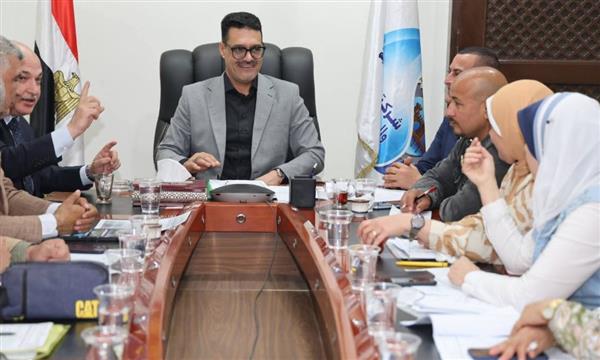 فودة يبحث سرعة الانتهاء من تأهيل محطة معالجة كفر مويس