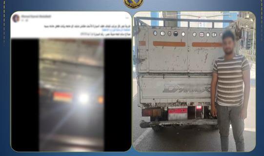 ضبط قائد «ربع نقل» ثبت كشافًا مخالفًا بطريق صلاح سالم