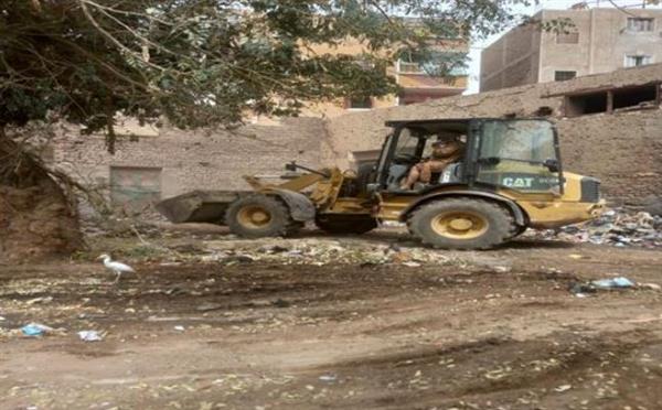 حملة نظافة مكبرة ترفع 51 طنًا من المخلفات بأبوتشت في قنا