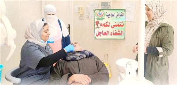 قافلة طبية شاملة تخدم 1444 مواطنًا بالعاشر من رمضان