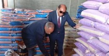   ضبط 27.5 طن فول به غش تجاري في حملة تموينية ببنها