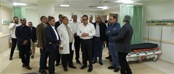 وزير الصحة يتفقد المبنى الجديد بمستشفى صدر العباسية ويوجه بسرعة تجهيزه