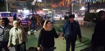 بقيادة صابرة سويلم.. حملة مكثفة بالأميرية لمتابعة مواعيد غلق المحال