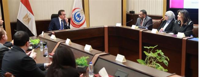 وزير الصحة يعزز التعاون مع استرازينيكا لتنفيذ مشروعات صحية مستقبلية