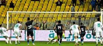   الزمالك ينهي الشوط الأول متقدما على المصرى 2 -1