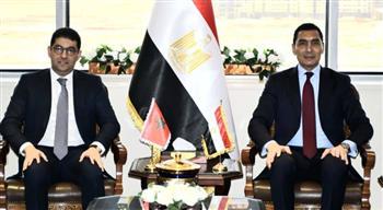 وزير الرياضة يبحث مع نظيره المغربي تعزيز التعاون المشترك