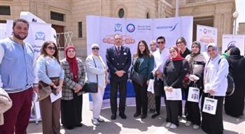 جامعة القاهرة تنظم حملة توعوية لصحة الفم والأسنان داخل الحرم الجامعي