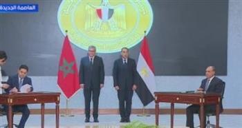 وزير الخارجية ونظيره المغربي يوقعان مذكرات تعاون بمجالات الإسكان والصحة والسياحة