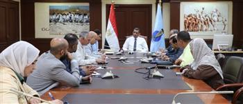 "البرقي" يوجه بتطوير منظومة الاتصالات بالغردقة والقضاء على قوائم الانتظار