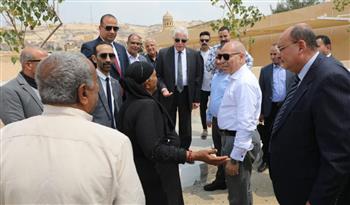   مستشار رئيس الجمهورية يتفقد أعمال التطوير الجارية بمنطقة القاهرة التاريخية