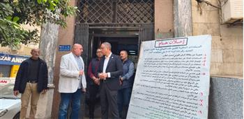 محافظ الجيزة يتفقد المركز التكنولوجي بحي العمرانية لمتابعة إنجاز معاملات المواطنين