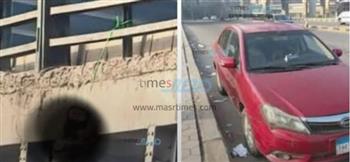   العثور على جثة شاب معلقة أعلى كوبري المظلات