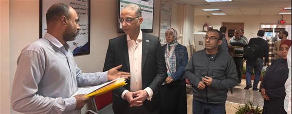 محافظ الجيزة يتفقد المركز التكنولوجي بالعجوزة لمتابعة انتظام سير العمل