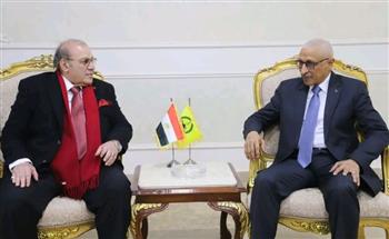   محافظ شمال سيناء يستقبل الدكتور حسن راتب