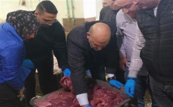   ضبط 5 أطنان ونصف لحوم غير صالحة للاستهلاك بالقليوبية