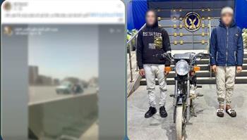 ضبط عاطلين سرقا حقيبة على الطريق الدائري بالجيزة