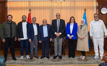 محافظ الإسكندرية يستقبل وفد مهرجان الإسكندرية الدولي للفيلم القصير