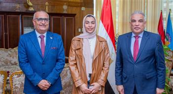   رئيس جامعة طنطا يستقبل الطالبة الحاصلة على رابع العالم لناشئي رفع الاثقال