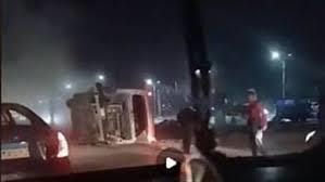   إصابة شخصين نتيجة تصادم موتوسيكل مع قطار في أبوصوير 