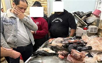   ضبط لحوم وكبدة فاسدة فى بورسعيد