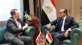 وزير الصحة يستقبل سفير بريطانيا لدى مصر لبحث تعزيز التعاون المشترك في المجالات الصحية