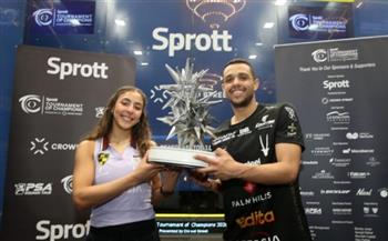   مصطفى عسل وهانيا الحمامي يواصلان صدارة التصنيف العالمي للاسكواش