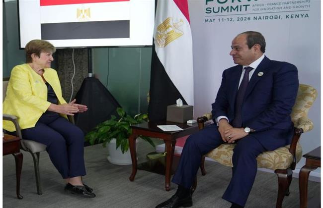 الرئيس السيسي يعرب عن تقدير مصر للتعاون المثمر مع صندوق النقد الدولي