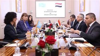 وزير العدل يلتقي المنسقة المقيمة للأمم المتحدة في مصر لبحث تعزيز التعاون