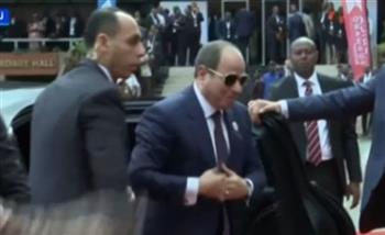   الرئيس السيسي يصل مقر انعقاد قمة أفريقيا - فرنسا في نيروبي