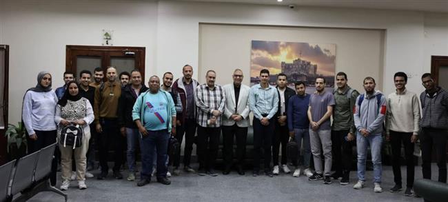 التخطيط اللوجستي للمواقع الإنشائية الأفقية والرأسية بنقابة المهندسين بالإسكندرية 