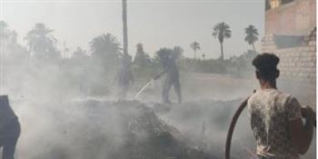   حريق داخل أحواش بقنا يسفر عن إصابة إحدى السيدات