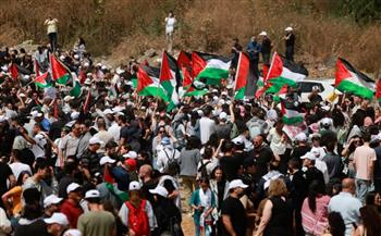   "لن نرحل".. مسيرة لإحياء الذكرى الـ78 للنكبة الفلسطينية في مدينة رام الله